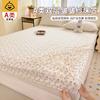 Lençol de Cama Ajustável de Algodão Lavado 2026 Novo Modelo Capa de Cama Protetor de Colchão Simmons Cobertura Total Lençol de Cama Antiderrapante Atacado