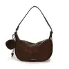 Bolsa de ombro estilosa e simples para o dia a dia de mulheres, nova bolsa de ombro transversal casual e única 2026, bolsa de bolinho moderna de alto valor