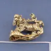 Tigre de Latón Adornos de Escritorio para Oficina en Casa Tigre de Mano Adornos de Tigrito Artesanías Venta al por Mayor