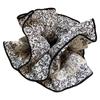 Vintage Estilo Francés Encaje de Múltiples Capas Floral con Volantes Colon Flor de Capullo de Nivel Alto Cabeza de Bola Flor de Cabeza Grande Anillo para el Cabello