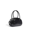 Bolso de Concha de Cuero Genuino Estilo Nuevo Primavera Temprana 2026 Sencillo Versátil para Viajes Diarios Casual Bolso Bowling Compacto de Hombro Cruzado