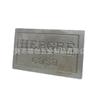 Fabricantes produzem placas de empresa de serigrafia de liga de alumínio, placas de identificação de logotipo a laser de dupla face, placas de identificação de impressão escovada em aço inoxidável