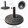 Base para Guarda-Sol de Exterior Base de Resina Tanque de Água Mármore Peso Móvel Pedestal de Cimento Preenchível com Água Preenchível com Areia Suporte para Guarda-Sol