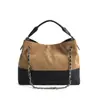 Bolsa de Corrente Retro de Luxo, Bolsa Tote Portátil de Grande Capacidade de Luxo, Bolsa de Ombro Transversal Simples e Estilosa