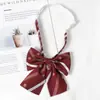 Accesorios para Camisa Rayas Rojas Estilo Estudiante Japonés Estilo Preppy Jk Lazos Lazos Femeninos Uniforme de Marinero Uniforme Académico Lazos