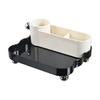 Caja Cosmética de Color Galvanizado con Compartimentos de Doble Capa Organizador de Caja para Labiales y Joyería Caja de Almacenamiento Cosmético de Escritorio Tocador
