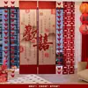 Conjunto de Decoração de Quarto de Casamento para o Noivo e a Noiva, Decoração de Quarto e Sala de Casa Nova, Conjunto de Faixa de Guirlanda com Palavras Felizes de Casamento