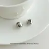 Estilo europeu e americano, brilhantes, de orelha larga, modernos, versáteis, brincos para mulheres, simples, elegantes, com um toque de luxo e sofisticação
