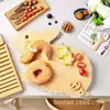 Tabla de Cortar Especial de Bambú Forma Creativa de Conejo Tabla de Cortar de Bambú Tabla de Queso de Cocina de Bambú Tabla de Cortar de Madera Maciza Se Puede Imprimir con Logo