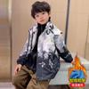 Roupas de Primavera e Outono para Meninos, Jaqueta 3 em 1 Infantil, Nova Coleção 2026 Corta-vento Removível, Conjunto de Duas Peças da Moda