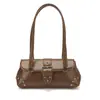 Elegante y con estilo bolso de mano de lujo ligero para mujer, nueva moda primavera 2026 remaches nicho bandolera axila