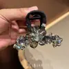 Estilo Casual Coreano Meio Preso Simples Presilha Tubarão Flor Parte Traseira da Cabeça Presilha de Pinça Presilha para Rabo de Cavalo Estilo de Cabelo Senso de Luxo Leve e Sofisticação