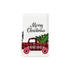 Paño de cocina navideño transfronterizo europeo y americano gofrado navideño de cocina absorbente paño de té multifuncional paño de limpieza para lavar platos