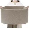 Cesta de Armazenamento Tecida com Fio de Algodão Amazon para Lanches, Cesta de Armazenamento para Itens Diversos, Cesto de Roupas Sujas, Cesto de Brinquedos Artesanal de Grande Capacidade