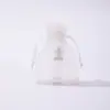 Nuevo Modelo Bolsas de Malla Espesa de 50 Piezas para Joyería y Empaque de Regalos, Bolsas de Organza con Cordón para Estampar Logo Personalizado