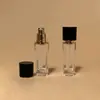 Nueva Botella Cilíndrica Transparente de Esencia de 30 ml Fondo Grueso Sub-Botella de Líquido Original Botella de Loción