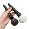 Brocha Grande Ultra-Suave para Polvos Que No Irrita el Rostro, Brocha para Rubor Que No Absorbe Producto, Brocha de Mezcla de Alta Calidad, Brocha Esponjosa para Maquillaje para Fijar el Maquillaje