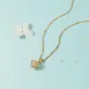 Collar Minimalista para Mujer en Oro Rosa con Diseño Hueco e Incrustación de Diamante, Versátil y Único, Gargantilla de Estilo de Alta Gama, Estilo Trendy de Celebridad de Internet