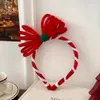 Acessório de Cabeça de Natal Alce Laço Faixa de Cabelo Feminina Criativa Engraçada Grampo de Cabelo Faixa de Cabelo de Galho de Alce Faixa de Cabelo para Fantasia de Festa Cabelo