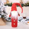 Fabricantes de origen Suministros de decoración navideña Juego de botella de vino tinto y champán Juego de botella de vino navideño Forester Suministros para mesa de hotel
