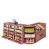 Vitrina Exhibidora de Cigarrillos Gabinete para Cigarrillos Tienda de Conveniencia Mostrador de Cigarrillos Esquina de Supermercado Gabinete para Cigarrillos y Vino Vidrio Templado Gabinete Integrado para Cigarrillos en Caja