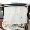 Parasol de Coche de Verano Dibujos Animados Protección Solar y Aislamiento Térmico Parasol Lindo Ventosa Cortina de Coche Parasol