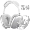 Capa Protetora Apple AirPods Max 1ª/2ª Geração Capa Macia TPU Transparente para Headset Apple Estrela Case para Fone de Ouvido