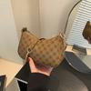 Bolso Pequeño Cruzado Textura Cadena para Mujer 2024 Nuevo Sentido de Alta Gama Exquisito Bolso Pequeño para Teléfono Móvil Cuero Suave Bolso de Verano para Debajo del Brazo