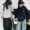 Sudadera de principios de otoño para niña, nuevo estilo primavera y otoño 2026, camiseta básica para niños medianos y grandes, estilo dulce y fresco, sudadera con capucha y estampado de estrellas