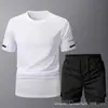 Conjunto de Traje de Malla de Secado Rápido Talla Europea Transfronterizo, Nuevo Estilo de Verano Camiseta de Manga Corta Traje Deportivo para Correr y Fitness, Secado Rápido