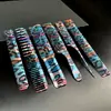 Peine de Color Peine para Peinar Salón de Belleza Peine Especial para Peinado Peine con Textura Peine para Mujeres Peine de Cola Puntiaguda Peine para Cabello de Hombres Cabeza Plana