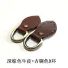 Accesorios Pequeños para Modificación de Bolsos: Bucles Laterales de Cuero, Anillos Colgantes de Cuero con Forma de Hoja, Herrajes para Bolsos