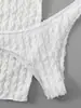 Biquíni Europeu e Americano Transfronteiriço Maiô de Cor Pura Maiô Dividido Maiô Sexy de Três Peças Sem Cintura Maiô Pura Luxúria Fabricante Atacado