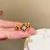 Anel Borboleta de Diamante Super Brilhante, Luxo Leve, Anel Aberto Requintado e de Alta Qualidade, Anel Versátil Estilo Cool Fashionável Semelhante a uma Fada