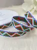 Raya Ondulada Diamante Multiestilo Estilo Étnico Bordado Jacquard Cinta Accesorios para Ropa de Actuación Empaque de Caja de Regalo Cinturón