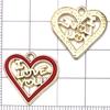 Venta Caliente Transfronteriza Serie de San Valentín Aleación con Goteo de Aceite Mixta 50 Colgantes Accesorios para Pulsera Collar DIY