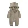 Roupas para bebês masculinas e femininas 0-2 anos em forma de animal macacão de inverno quente para engatinhar roupas de fabricantes atacado