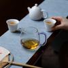Copa de feria de vidrio de borosilicato alto, mar de té, engrosada, resistente al calor, transparente, copa uniforme, boca de pollo, juego de té separado, juego de té kung fu, copa masculina