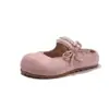 Chinelos Infantis 2025 Verão Novo Sapatos de Princesa para Crianças Sapatinhos Macios com Solado Único Meninas Mary Jane Meio Chinelos