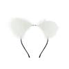 La Influencer Elige Diadema Peluda, Lindos Accesorios de Pasador de Orejas de Gato, Tocado de Felpa, Corazón Lindo Femenino Hecho a Mano A93