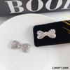 Diadema para pasador de pelo, bolsa, funda de teléfono, aleación con incrustaciones de diamantes, parche de estrella de amor y lazo, material para joyería, venta al por mayor
