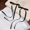 Super Hada Chica Caliente Nicho de Gama Alta Estilo Bosque Versátil Lindo Elástico para el Cabello Verano Cabello Trenzado Larga Cinta de Lazo Pasador de Cabello