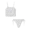 Ropa de Mujer al por Mayor Transfronteriza 2026 Verano Nuevo Estilo Europeo Moda Vacaciones Playa Lunares Tirantes Finos Conjunto de Traje de Baño