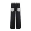 Pantalones Casuales Rectos de Cuadros Languid Park para Mujer, Pantalones Largos Únicos de Verano con Cordón