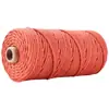 Cuerda Cuerda de Algodón Lino 3 mm de Grosor Cuerda de Algodón Rollo Completo Cuerda para Atar Embalaje Cuerda de Algodón diy Tejido Hecho a Mano Hilo de Algodón de Colores Otro
