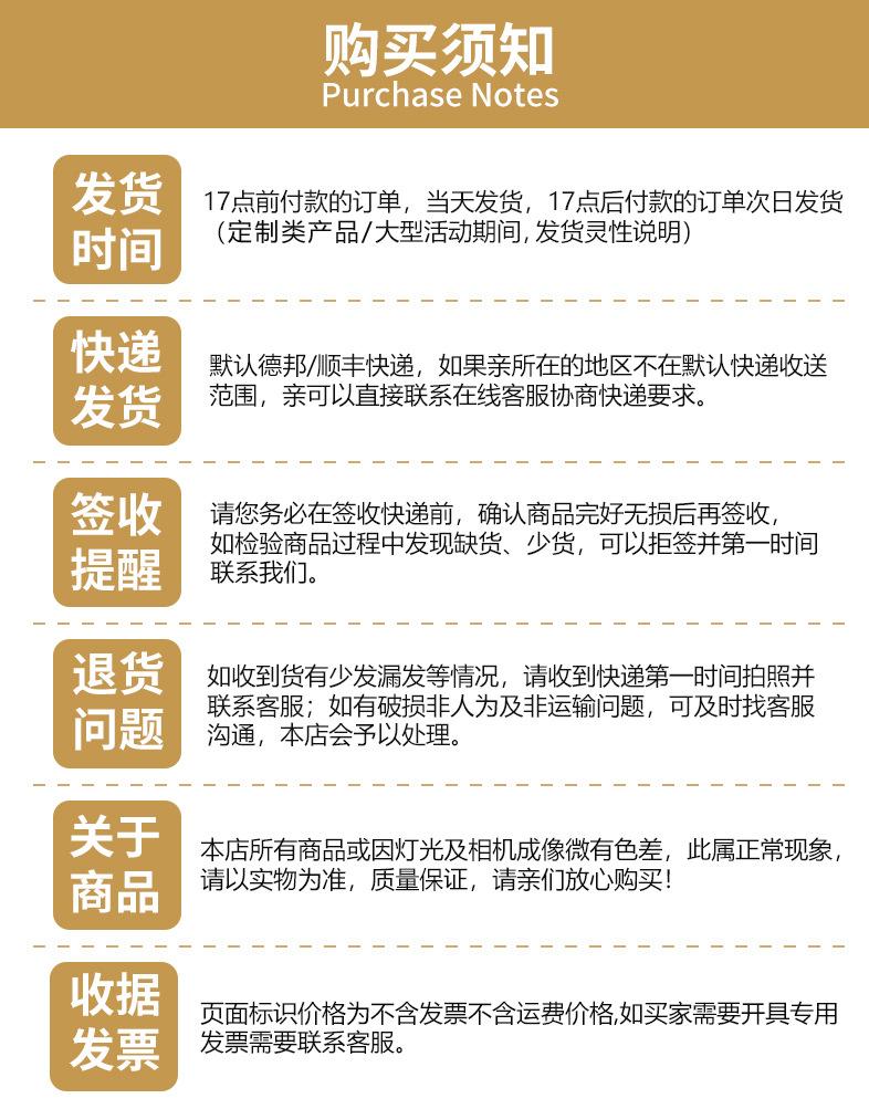 收货需知