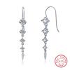 Pendientes de Plata S925 Huasheng Jewelry Pendientes de Diamante Pendientes de Mujer Circonita Venta Directa de Fábrica Mayorista