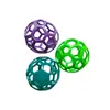 Pelota Hueca de Goma TPR para Masticar Perro Gato, Pelota Navideña con Campana, Juguete Pelota para Mascotas que Libera Premios