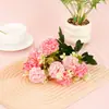 10 Bolas Pequeñas Muelle Simple Moderno Degradado Decoración de Área de Bienvenida Pastoral Romántico Sala de Estar Arreglo Floral Adornos Flores Artificiales