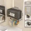 Porta-Papel Toalha para Lavatório, Rack de Armazenamento para Acessórios de Cabelo, Porta-Toalha de Rosto e Lenços de Papel para Banheiro sem Furos, Prateleira para Armazenamento de Faixas de Cabelo